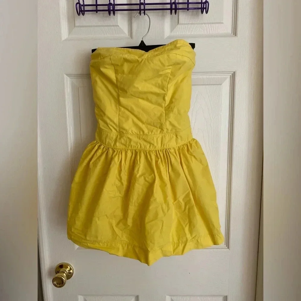 Hollister strapless babydoll dress small - Picture 1 of 5